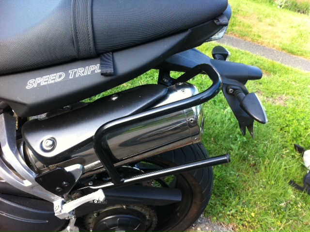 triumph speed triple luggage options